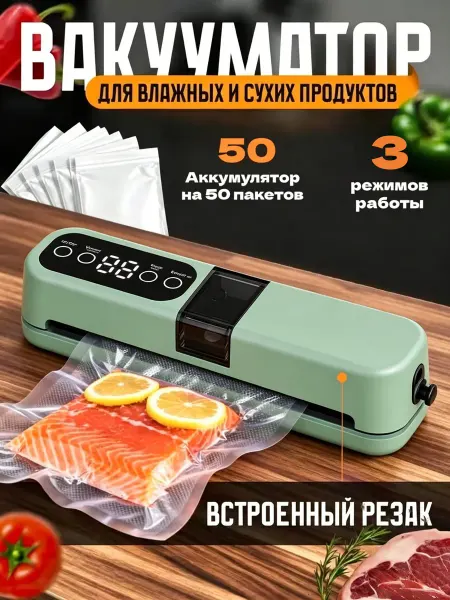 Xiaomi Запайщик пакетов ручной для пищи