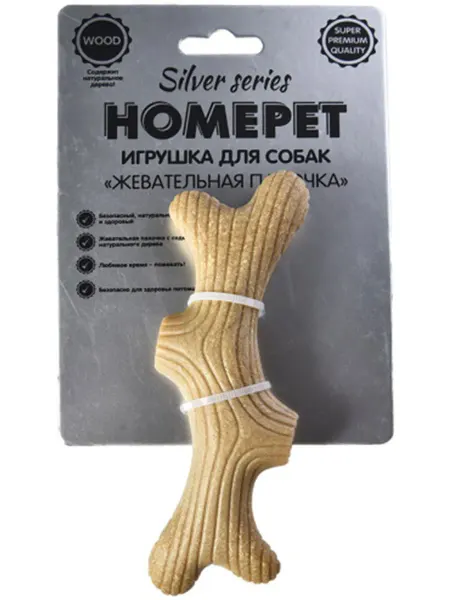 HomePet Игрушка для собак Жевательная палочка 16*2,5*3,5 см