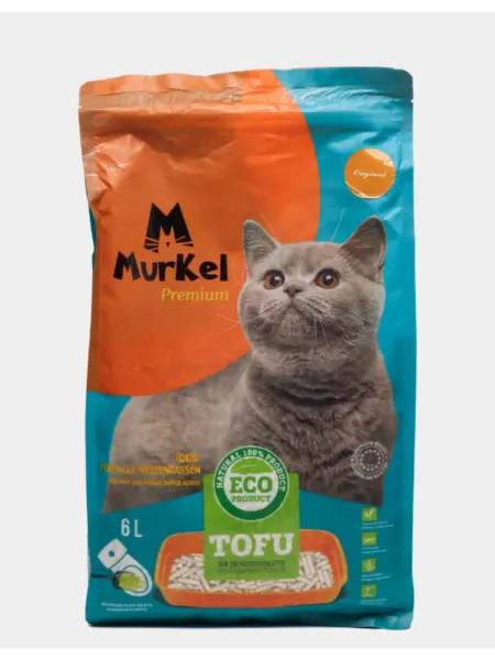Наполнитель Murkel Тофу без запаха 2.5 кг