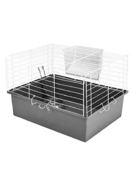 HomePet Клетка для грызунов №1 58х40х34 см, шаг прута 25 мм, серая