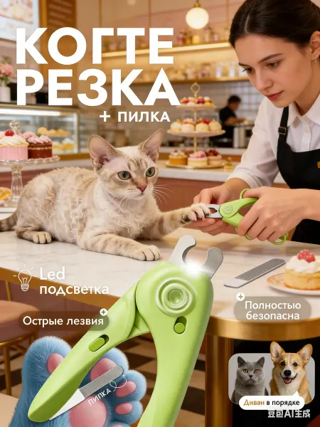 MACKENZI Когтерез для кошек и собак