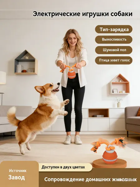 Somifi Электрическая игрушка для собак с зарядкой