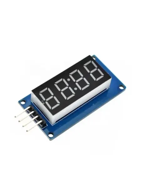 4-битный ТМ1637 красный цифровой светодиодный дисплей для часов, модуль Arduino