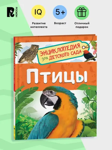 РОСМЭН Птицы. Энциклопедия для детского сада для детей от 4-5 лет