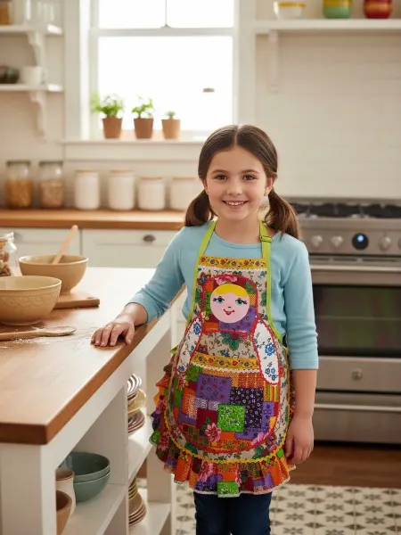 Наследие Фартук детский 4-8 лет текстиль