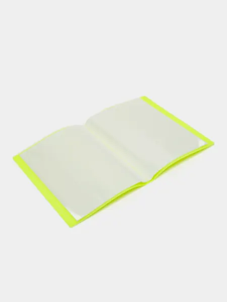 Папка файловая пластиковая ErichKrause Matt Neon, c 40 карманами, A4, ассорти 49931