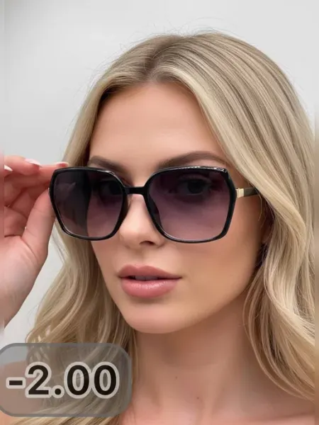 ЛЮКС ОПТИКА Очки для зрения затемненные минус -2.00
