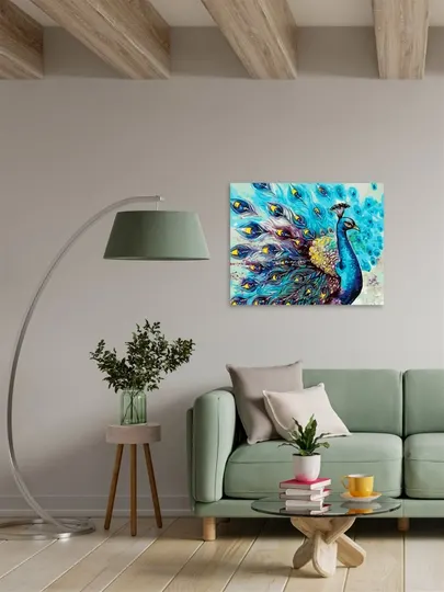 Картина рисование по номерам ARTERY Птицы, раскраска на холсте, 40 * 50 см