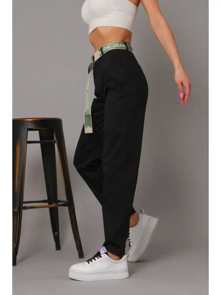 DH Fashion Джинсовые хлопок с высокой посадкой