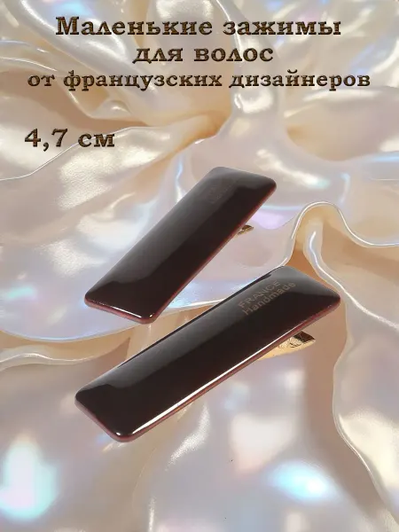 Красивые Заколки Зажимы для волос маленькие 2 шт