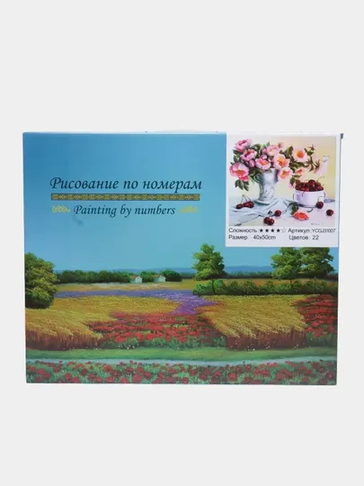 Картина рисование по номерам "Цветы и фрукты", 40 * 50 см, YCGJ31007