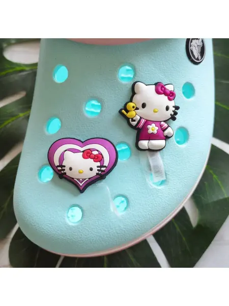 Fun_Jibz Джибитсы Китти детские на crocs для девочек