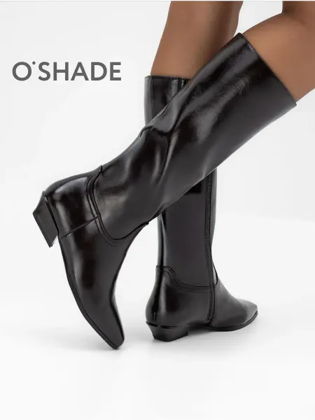 O`SHADE Сапоги женские демисезонные коричневые