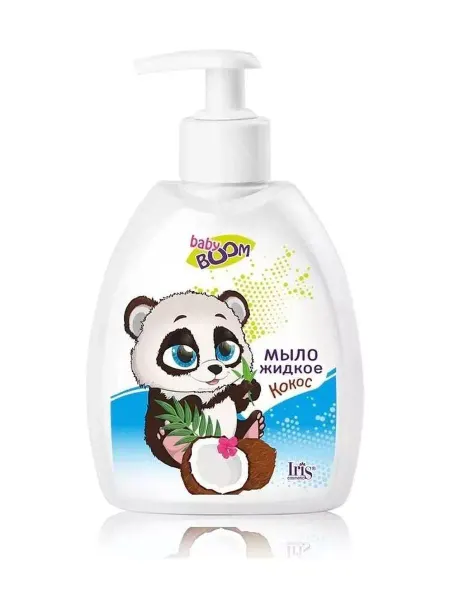 IRIS COSMETIC Мыло жидкое детское Baby Boom, Кокос, 300 мл