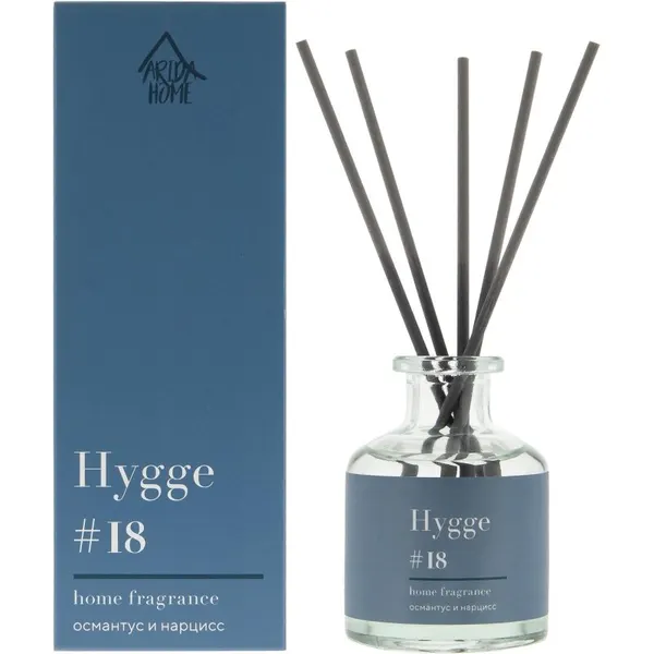 Аромадиффузор Arida Home "Hygge" №18, Османтус и нарцисс, для дома, 50 мл (АР 100-561)