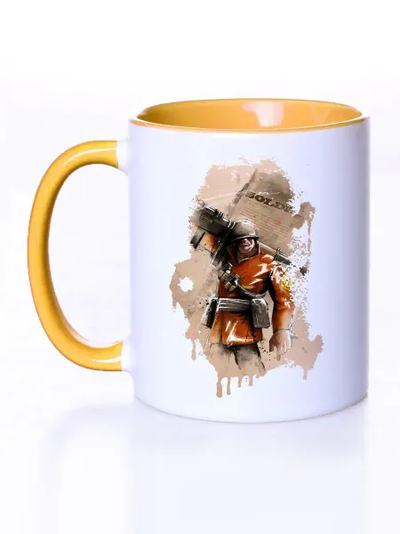 Каждому своё Game Кружка Team Fortress 2 Солдат Геймерская Подарочная Игровая