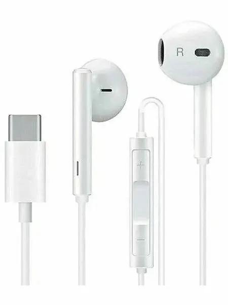 Проводные наушники Huawei CM33, вкладыши, USB Type-C, 32 Ом, белый