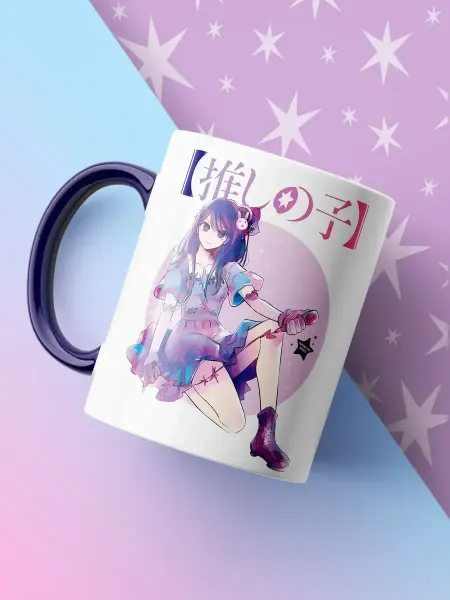 Каждому своё Anime Кружка Звездное дитя Oshi no Ko Аниме Идол Микрофон