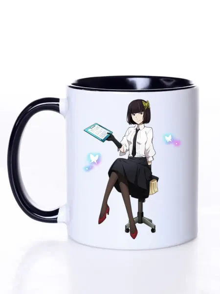 Каждому своё Anime Керамическая Кружка Бродячие Псы Девушка Офис Книга Планшет