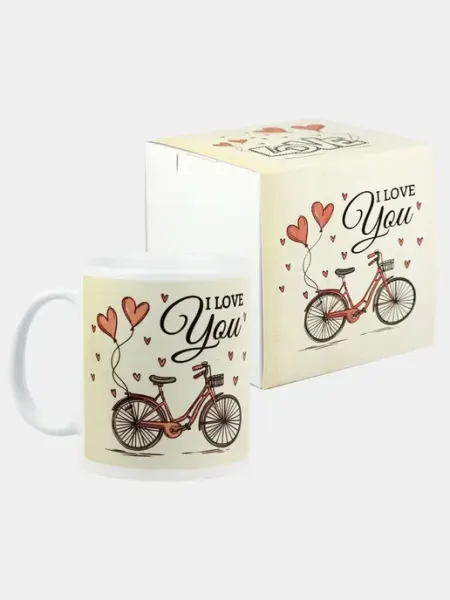 RedPony Кружка подарок сувенир " I Love You, Я тебя люблю"