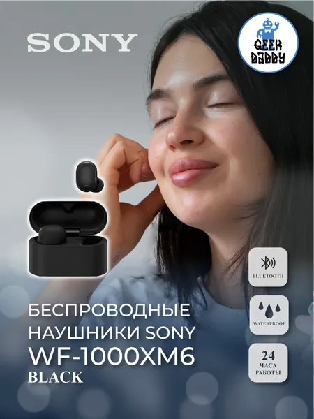 Беспроводные наушники Sony WF-1000XM6 black