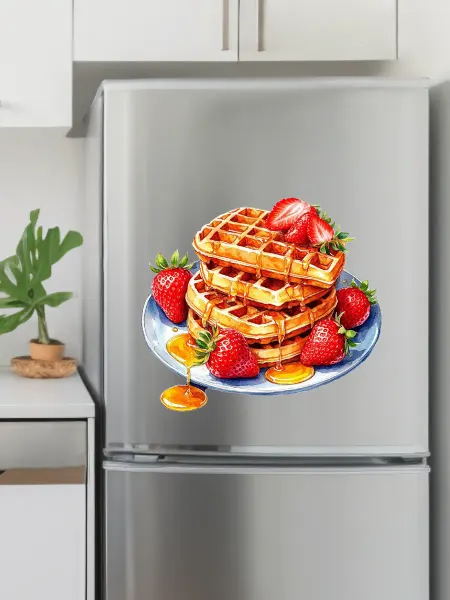 World of stickers Наклейка интерьерная вафли венские