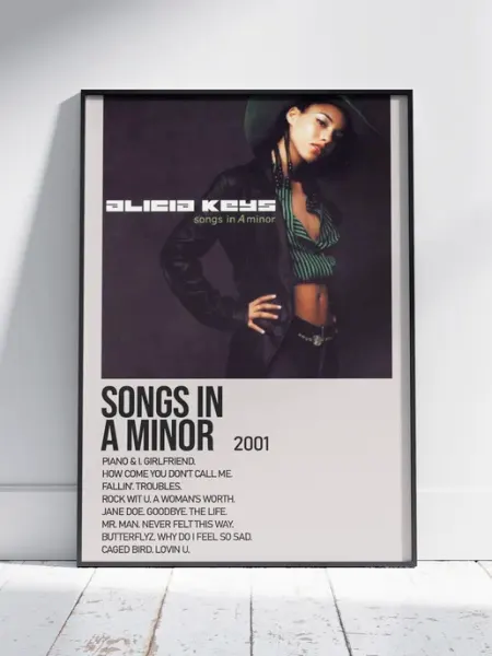 HEAVEN POSTER Плакат Алиша Киз (Alicia Keys 2) - Постер A4 30x21 см