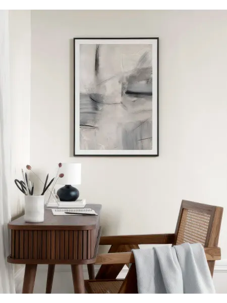 Onllyart Постер 21x30 абстрактные оттенки серого №2