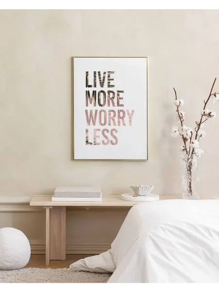 Onllyart Постер 21x30 Живи больше