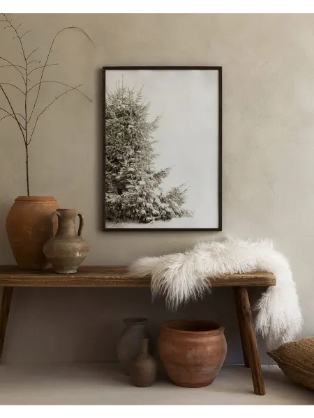 Onllyart Постер 21x30 Снежный праздник плакат дерева