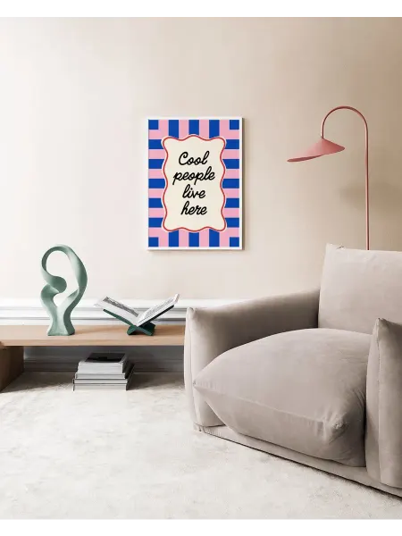 Onllyart Постер 21x30 здесь живут крутые люди