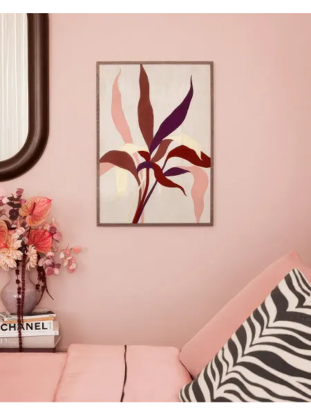 Onllyart Постер 21x30 льняные листья