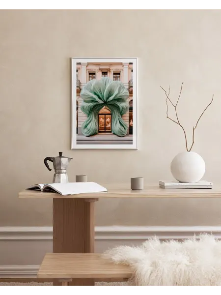 Onllyart Постер 21x30 цветочный фасад