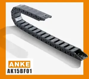 Гибкий пластиковый кабель-канал AK15BF01 (полузакрытый, открывающийся) (TP15*40 R28)