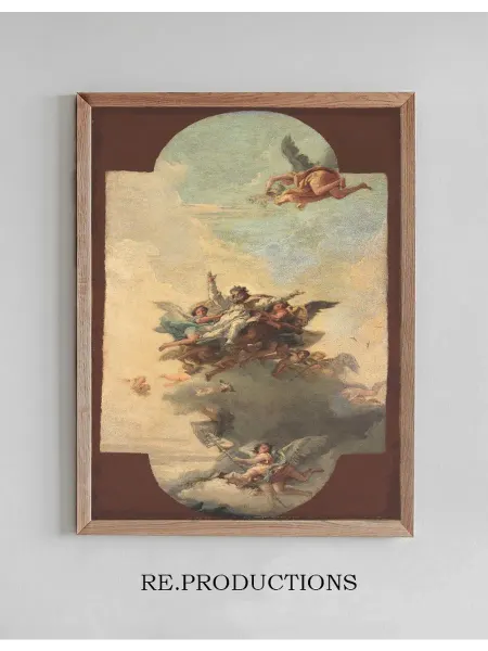 Re.productions Постер The apotheosis of a - Giovanni Domenico Tiepolo
