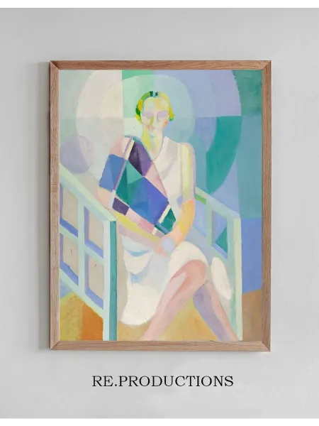 Re.productions Постер Portrait de Madame Heim - Robert Delaunay