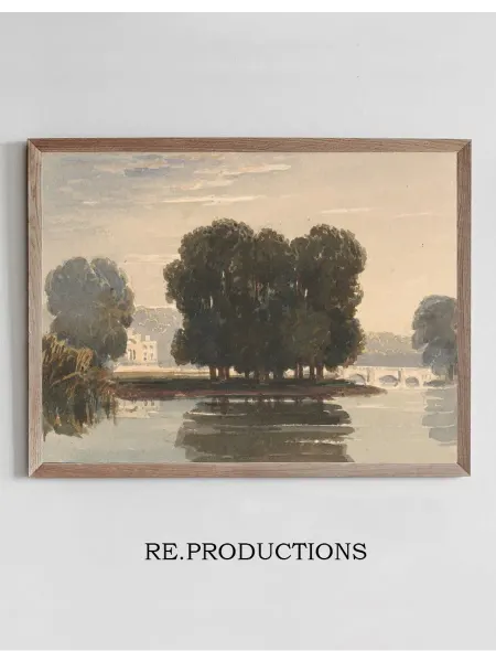 Re.productions Постер Richmond Bridge - David Cox