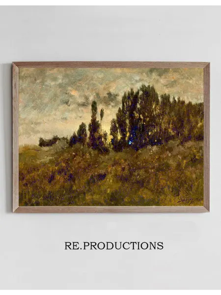 Re.productions Постер Landscape - Charles François Daubigny