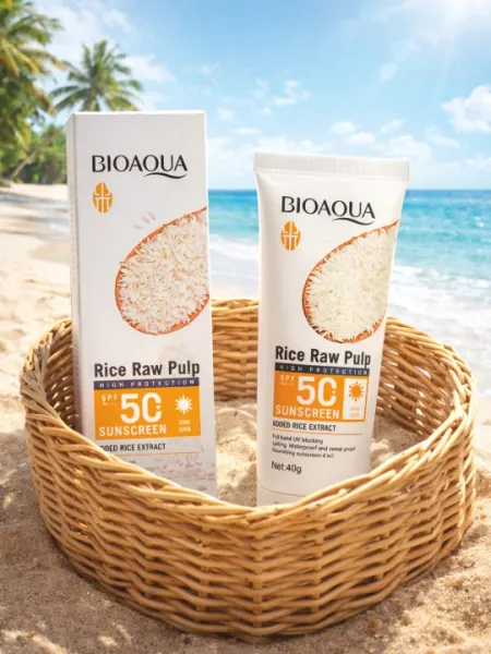 Солнцезащитный крем, BIOAQUA, на основе рисового экстракта, 40 г, SPF50+ PA+++, SPF крем