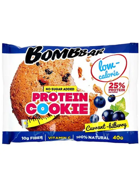 Печенье Bombbar Смородина-черника неглазированное, 40г