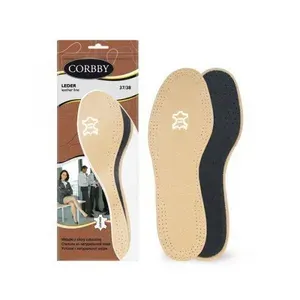 Corbby LEDER LATEX Стельки из натуральной кожи и латексной пены. Размер 39/40