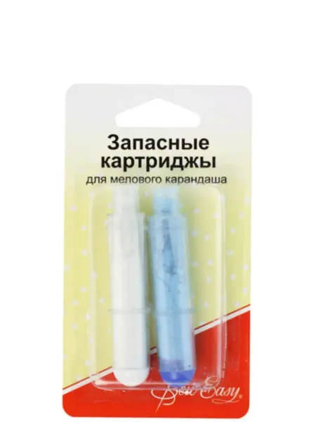 HEMLINE Запасные картриджи для мелового карандаша ER868.BL и 868.WH