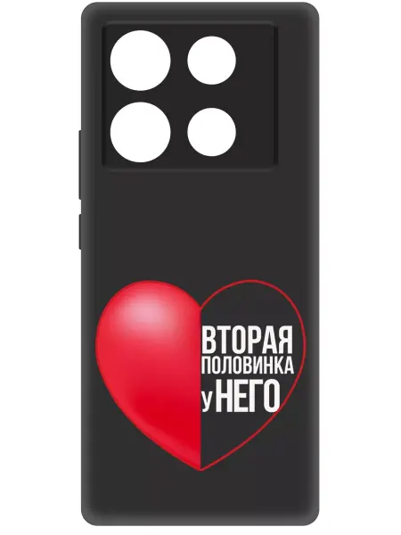 Krutoff Чехол-накладка для INFINIX Note 40 черный