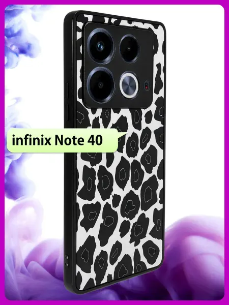 РИНОФОН Леопардовый чехол на Infinix Note 40
