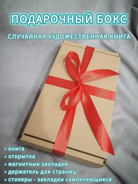 Книжный бокс,случайная книга,книга сюрприз,подарочный бокс