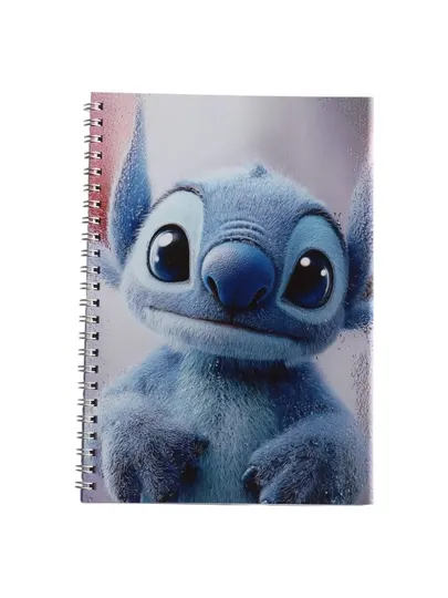 Блокнот Лило и Стич, Lilo & Stitch, А5, 40 страниц, на пружинке, мультфильм милый стиль