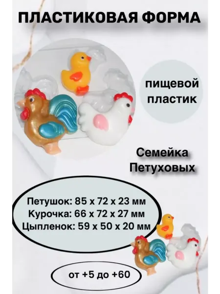 Лавочка Медвежонка Форма пластик для мыла и шоколада Семейка Петуховых