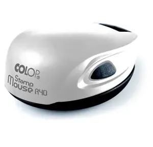 STAMP MOUSE R 40 ПАПРИКА Оснастка для круглой печати карманная пластиковая
