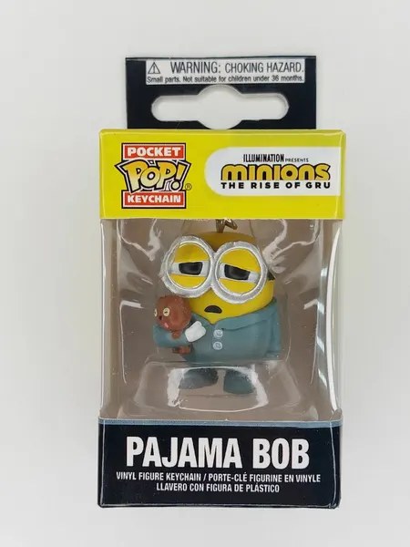 Брелок keychain миньон Боб в пижаме (Pajama Bob) из мультика Миньоны 2: Грювитация