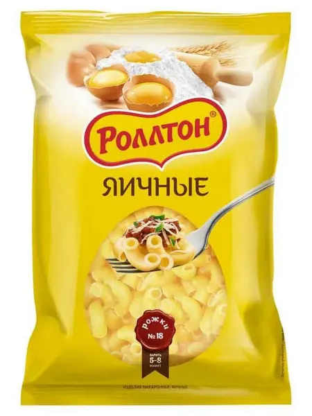 Макаронные изделия Роллтон рожки, 400